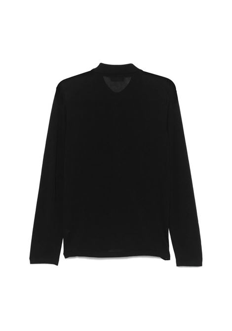 camicia in maglia  lunghe uomo nera ROBERTO COLLINA | RB10005RB1009